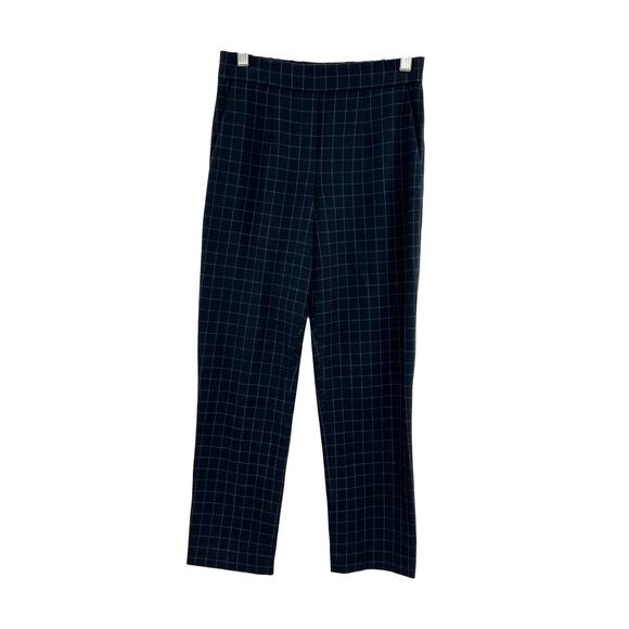 Aritzia Babaton Conan Pants Windowpane Check Print‎ Black Size 00 - Picture 1 of 11